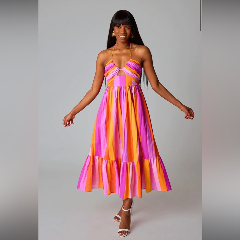NWT - BuddyLove Gerry Halter Midi Dress
